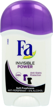 FA ,dezodorant w sztyfcie, Invisible Power,przód