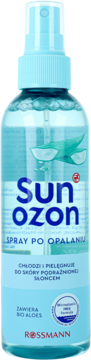 SUNOZON ,spray po opalaniu z Aloesem,przód