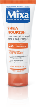 MIXA Shea Nourish ,krem do rąk i paznokci, skóra bardzo sucha,przód