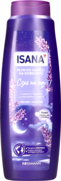 ISANA ,płyn do kąpieli, na dobranoc,przód