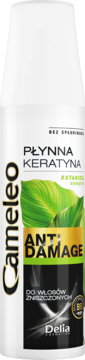 DELIA COSMETICS CAMELEO Anti Damage ,keratyna do włosów zniszczonych, płynna,przód