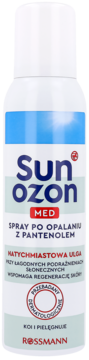 SUNOZON ,spray po opalaniu z Pantenolem,przód