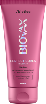 L'BIOTICA BIOVAX Glamour Perfect Curls Therapy,maska do włosów kręconych i falowanych,przód