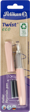 PELIKAN Twist Eco,pióro wieczne + naboje,przód