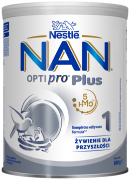 NESTLÉ NAN OPTIpro Plus,mleko początkowe w proszku, dla niemowląt od urodzenia, 1,przód