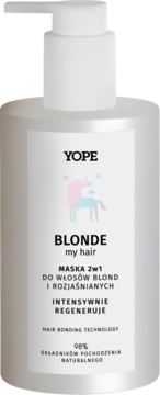 YOPE Blonde My Hair ,maska do włosów 2w1,przód