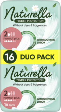 NATURELLA Tender Protection ,podpaski, Normal,przód