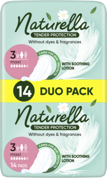 NATURELLA Tender Protection ,podpaski, Maxi,przód