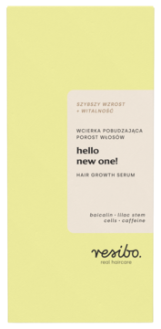 RESIBO Hello New One! ,wcierka do skóry głowy, pobudzająca porost,przód