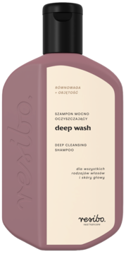 RESIBO Deep Wash ,szampon do włosów, Równowaga + Objętość,przód
