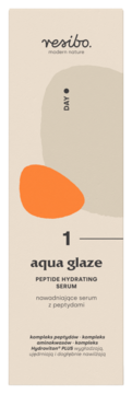 RESIBO Aqua Glaze ,serum do twarzy, z peptydami, nawadniające,przód