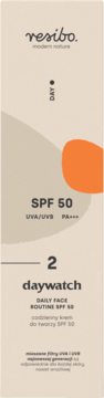 RESIBO Daywatch ,krem do twarzy, codzienny, SPF 50+, PA+++, na dzień,przód