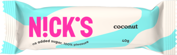 NICK'S ,baton kokosowy w czekoladzie mlecznej,przód