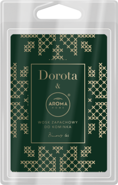 Aroma Home wosk zapachowy Dorota Szelągowska Zimowy Las 60g, zielony, w przezroczystym blistrze.