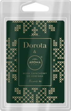 Aroma Home wosk zapachowy Dorota Szelągowska Zimowy Las 60g, zielony, w przezroczystym blistrze.