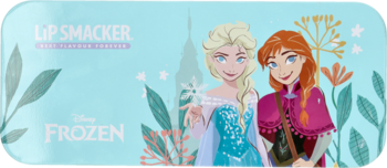 LIP SMACKER Disney Frozen,zestaw kosmetyków do makijażu dla dzieci, w metalowym etui,przód