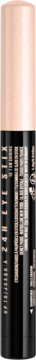 Maybelline Color Tattoo Eye Stix: wielofunkcyjny cień w kredce. Pionowy widok, czarna część i metaliczna różowo-złota góra.