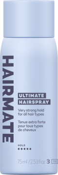 HAIRMATE Ultimate ,lakier do włosów mocne utrwalenie,przód