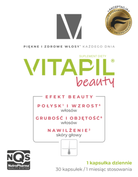 VITAPIL Beauty ,kapsułki, Piękne i zdrowe włosy, suplement diety,przód