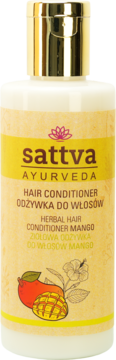 SATTVA Ayurveda ,odżywka do włosów, ziołowa, Mango,przód