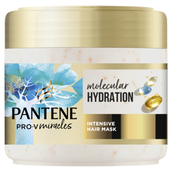 PANTENE Pro-V Miracles Molecular Hydration,maska do włosów, głęboko nawilżająca,przód