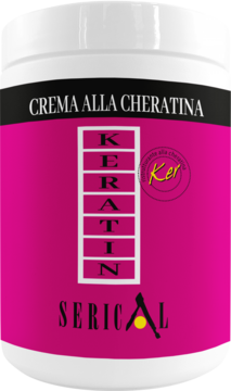 SERICAL Crema Alla Cheratina Keratin ,maska do włosów puszących się oraz po zabiegach chemicznych, keratynowa,przód
