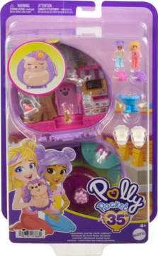 POLLY POCKET ,kompaktowy zestaw fryzjerski,przód