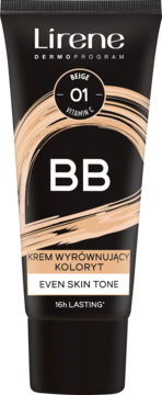 LIRENE BB ,krem wyrównujący koloryt, nr 01 Beżowy,przód