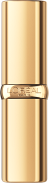 L'Oréal Paris Color Riche Nudes of Worth 635, złota satynowa pomadka w metalicznym etui, widok z przodu.