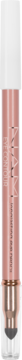 Kredka do oczu NAM Eye Contour, biała, z metalicznym różowo-złotym designem opakowania, pionowo, zbliżenie.