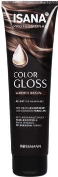 ISANA PROFESSIONAL Color Gloss ,odżywka do włosów, koloryzująca, Warm Brown,przód