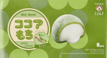 TOKIMEKI Mini Mochi ,ciastka z nadzieniem Matcha,przód