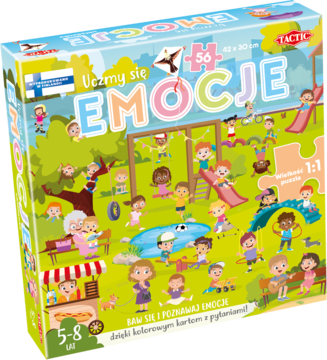TACTIC ,gra planszowa, układanka, Emocje,przód