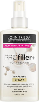 JOHN FRIEDA PROfiller+ ,spray do włosów, zagęszczający,przód