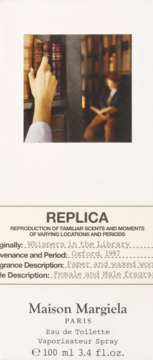 MAISON MARGIELA Replica Whispers in the Library,woda toaletowa unisex,przód
