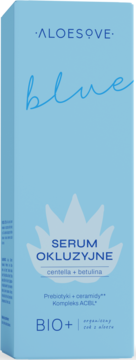 ALOESOVE Blue ,serum do twarzy, okluzyjne,przód