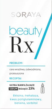SORAYA Beauty RX ,serum do twarzy ultra-nawilżające, kojące,przód