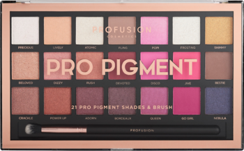 PROFUSION COSMETICS Pro Pigment ,paleta cieni do powiek,przód