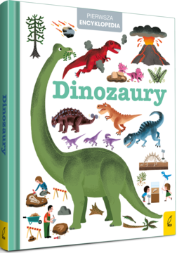 WILGA ,Pierwsza Encyklopedia, Dinozaury,przód