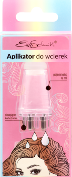 Ewa Schmidt aplikator do wcierek z dozującymi końcówkami, 6 ml, różowe opakowanie.