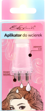 Ewa Schmidt aplikator do wcierek z dozującymi końcówkami, 6 ml, różowe opakowanie.