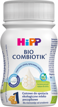 HIPP BIO Combiotik ,mleko początkowe, ekologiczne, dla niemowląt od urodzenia, 1;,przód