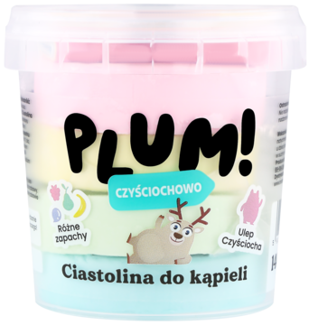 PLUM! CZYŚCIOCHOWO ,ciastolina do kąpieli,przód