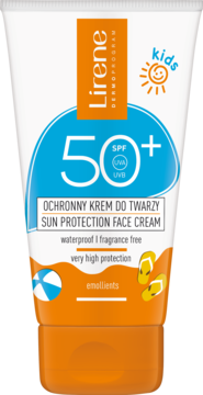 LIRENE Kids ,krem do twarzy, ochronny, SPF 50+,przód