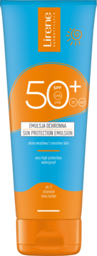LIRENE ,emulsja ochronna SPF 50+,przód