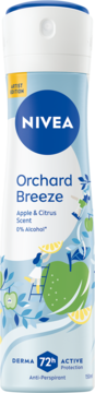 NIVEA Orchard Breeze ,antyperspirant w sprayu, 72h,przód