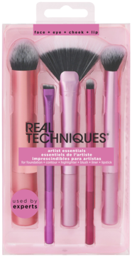 REAL TECHNIQUES Artist Essentials ,zestaw pędzli do makijażu,przód