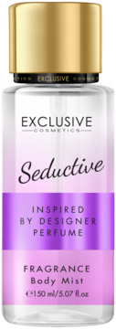 EXCLUSIVE COSMETICS Seductive ,mgiełka do ciała, zapachowa,przód