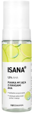 ISANA Love Your Skin ,pianka myjąca z kwasem AHA,przód