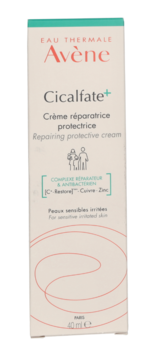 AVENE Cicalfate+ ,krem do twarzy, regenerujący,przód